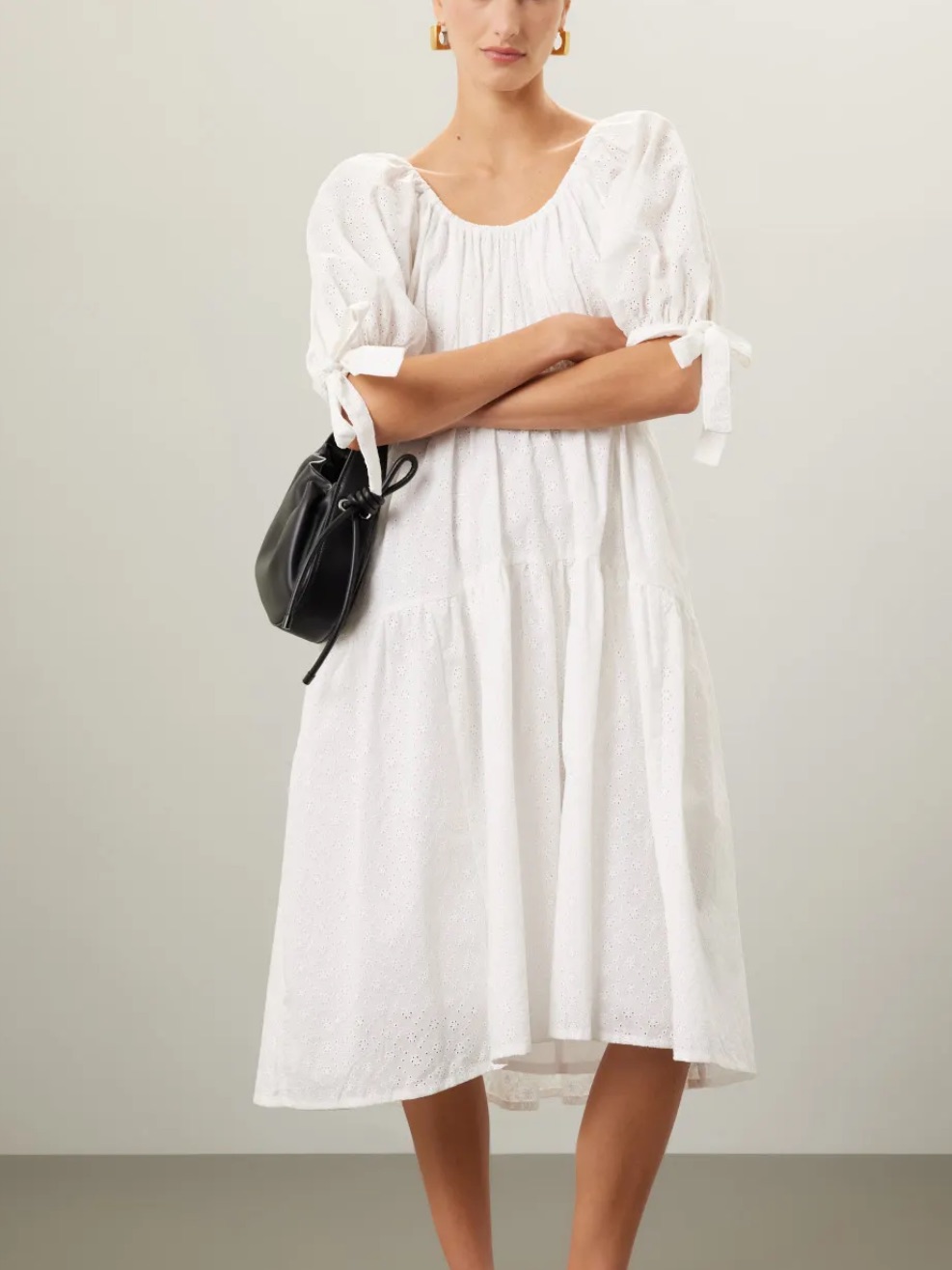 Eliza Faulkner X Free People Jolen White Eyelet Dress | Nwt